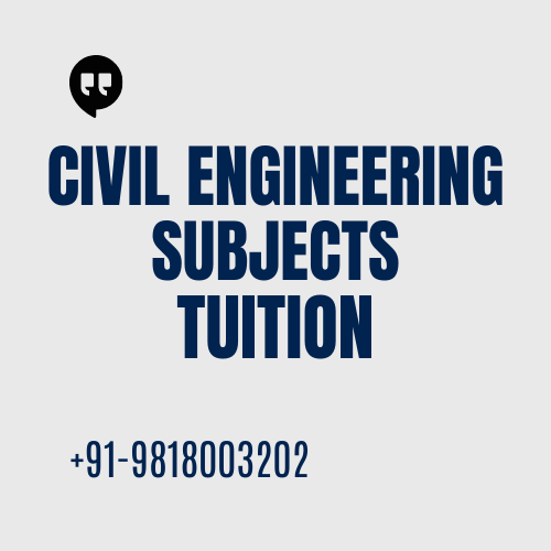Civil Engineering Subjects Tuition