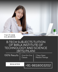 BTech Computer Science Engineering One-On-One Private Tuition