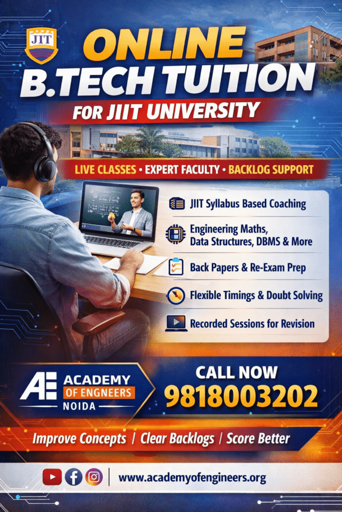Online BTech Tuition For JIIT University-min