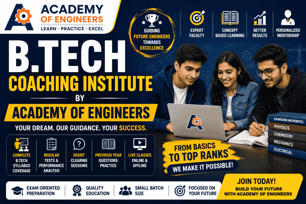 1-to-1 B.Tech Tutoring by Academy of Engineers